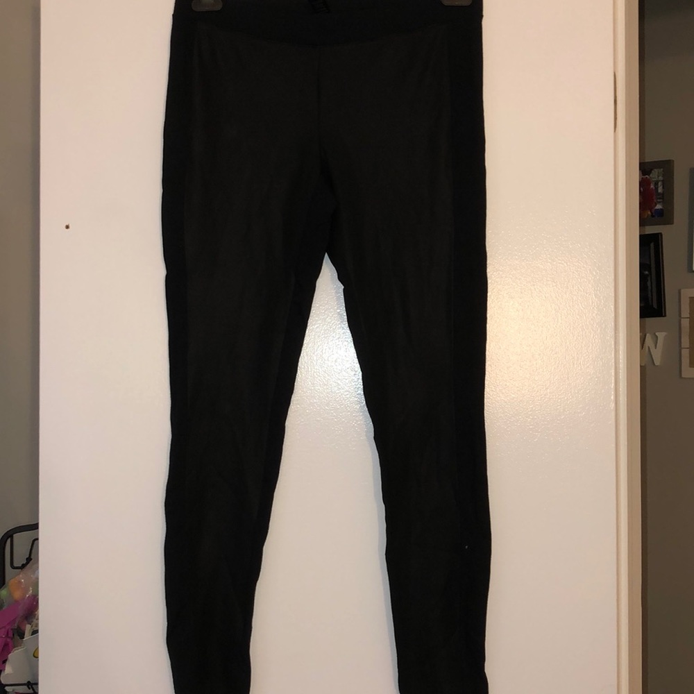 Express faux leather leggings
